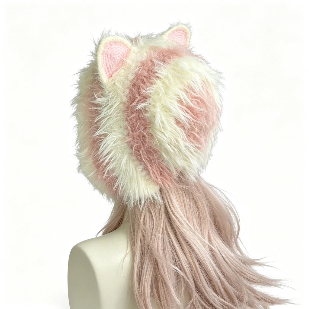 Knotwild Yellow Pink Cat Ear Hood – view 6