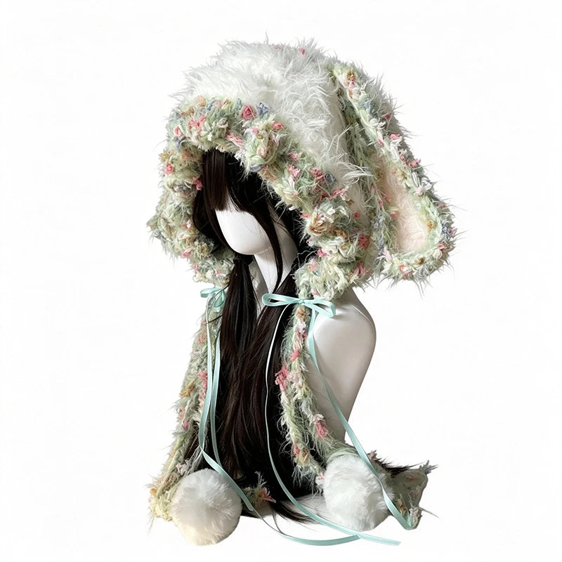Knotwild Green White Bunny Ear Hat – view 6