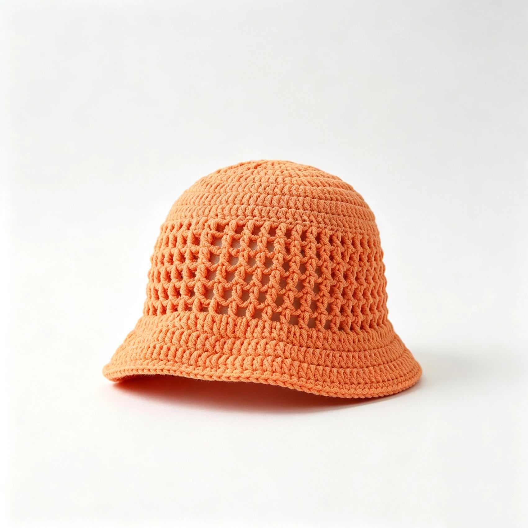 Knotwild crochet hollow-out foldable UV sun bucket hat