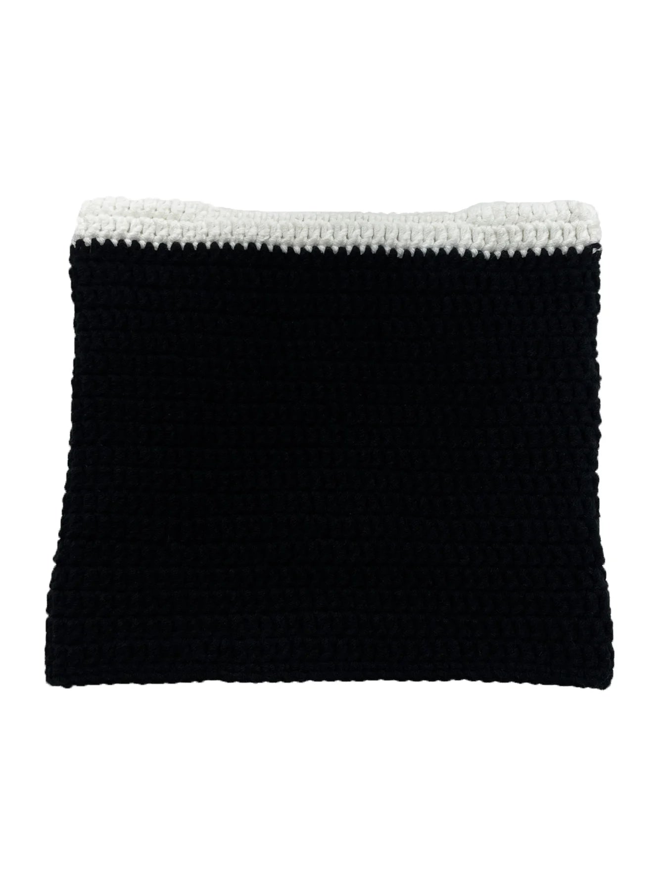 Knotwild warm cat ear striped punk Y2K crochet bucket hat