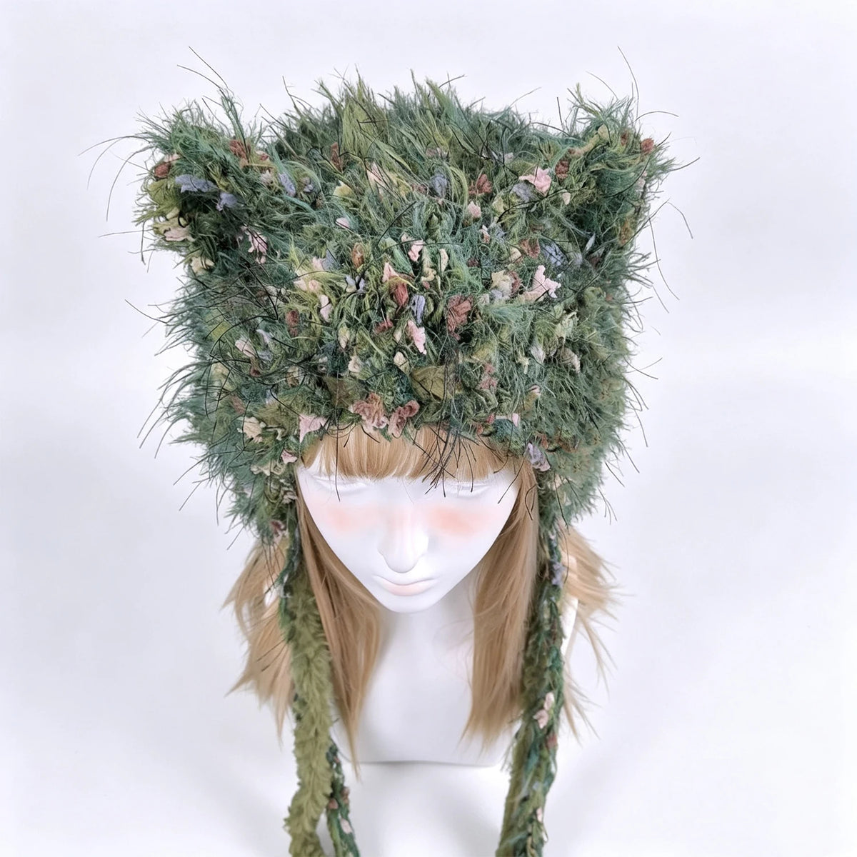 Knotwild Moss Green Cat Ear Earflap Hat – view 4