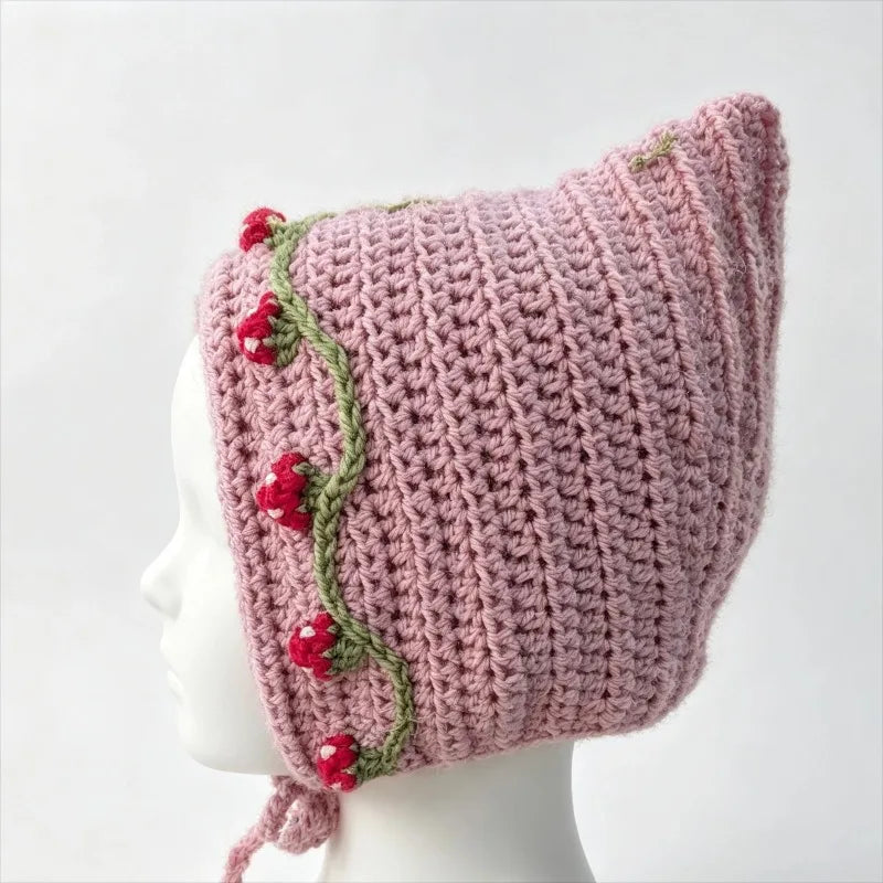 Knotwild Strawberry Pixie Bonnet – view 5