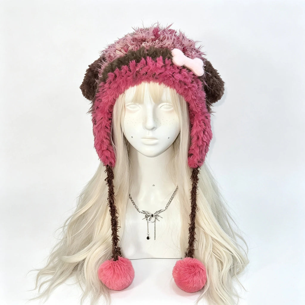 Knotwild Magenta Puppy Ear Hat