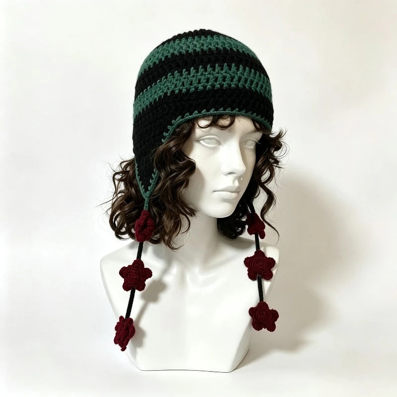 Knotwild Striped Star Earflap Hat