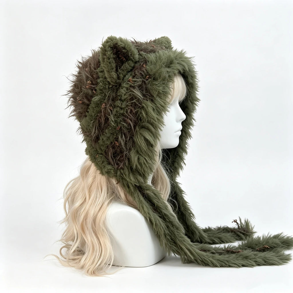 Knotwild Moss Green Cat Ear Hood – view 5