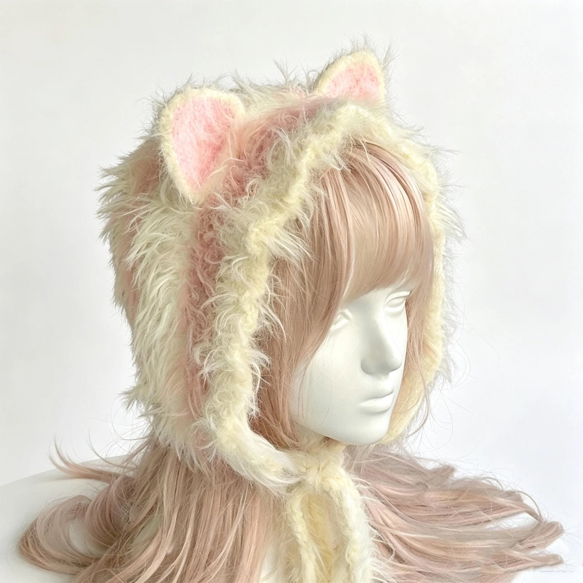 Knotwild Yellow Pink Cat Ear Hood – view 5
