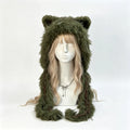 Knotwild Moss Green Cat Ear Hood