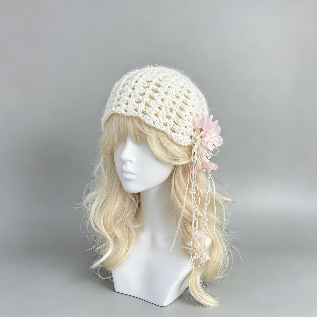 Knotwild White Openwork Bonnet – view 2