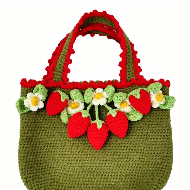 Knotwild Strawberry Crochet Handbag – view 4