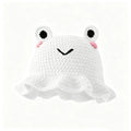 Knotwild cartoon frog hand-crocheted knit fisherman hat