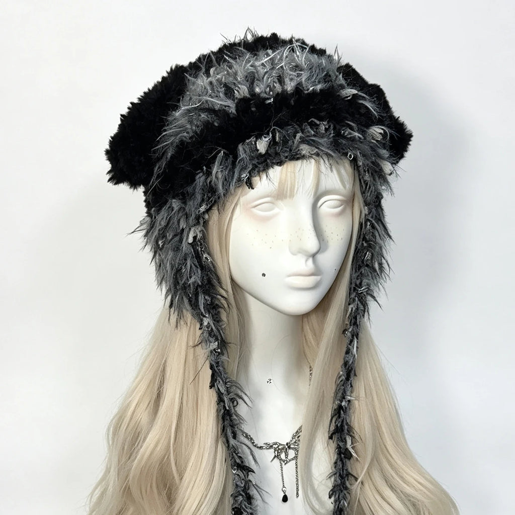 Knotwild Black Grey Puppy Ear Hat – view 5