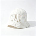 Knotwild crochet hollow-out foldable UV sun bucket hat