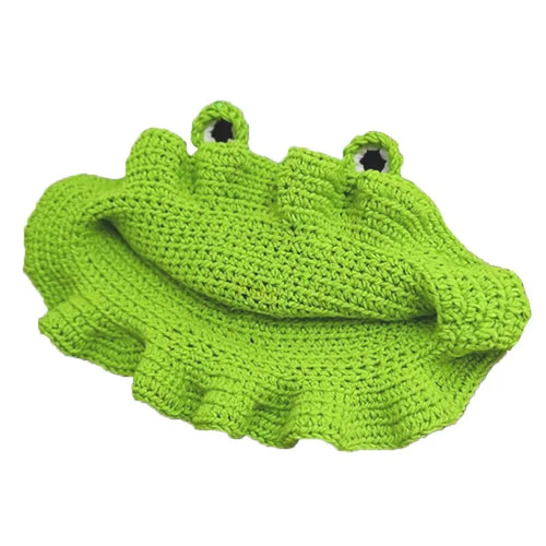 Knotwild neutral crochet cartoon animal ear fisherman hat