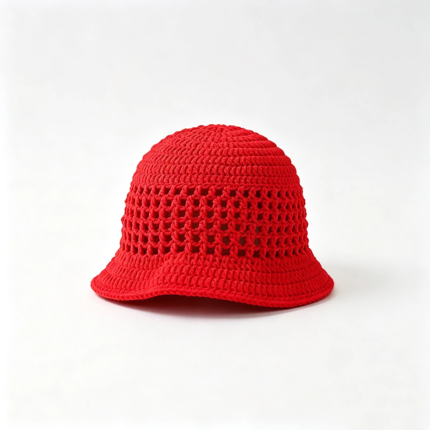 Knotwild crochet hollow-out foldable UV sun bucket hat