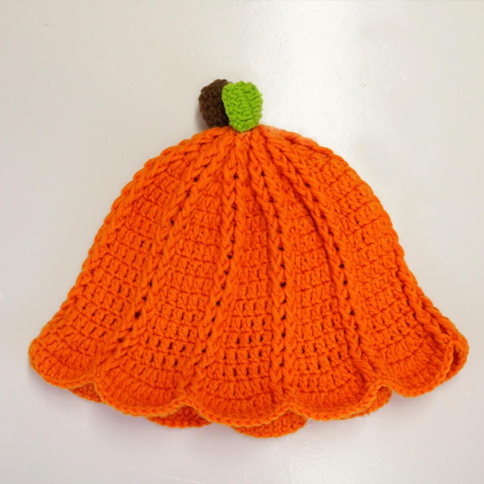 Orange Fruit Bucket Hat — Hand-Crochet Strawberry & Orange Sun Hat
