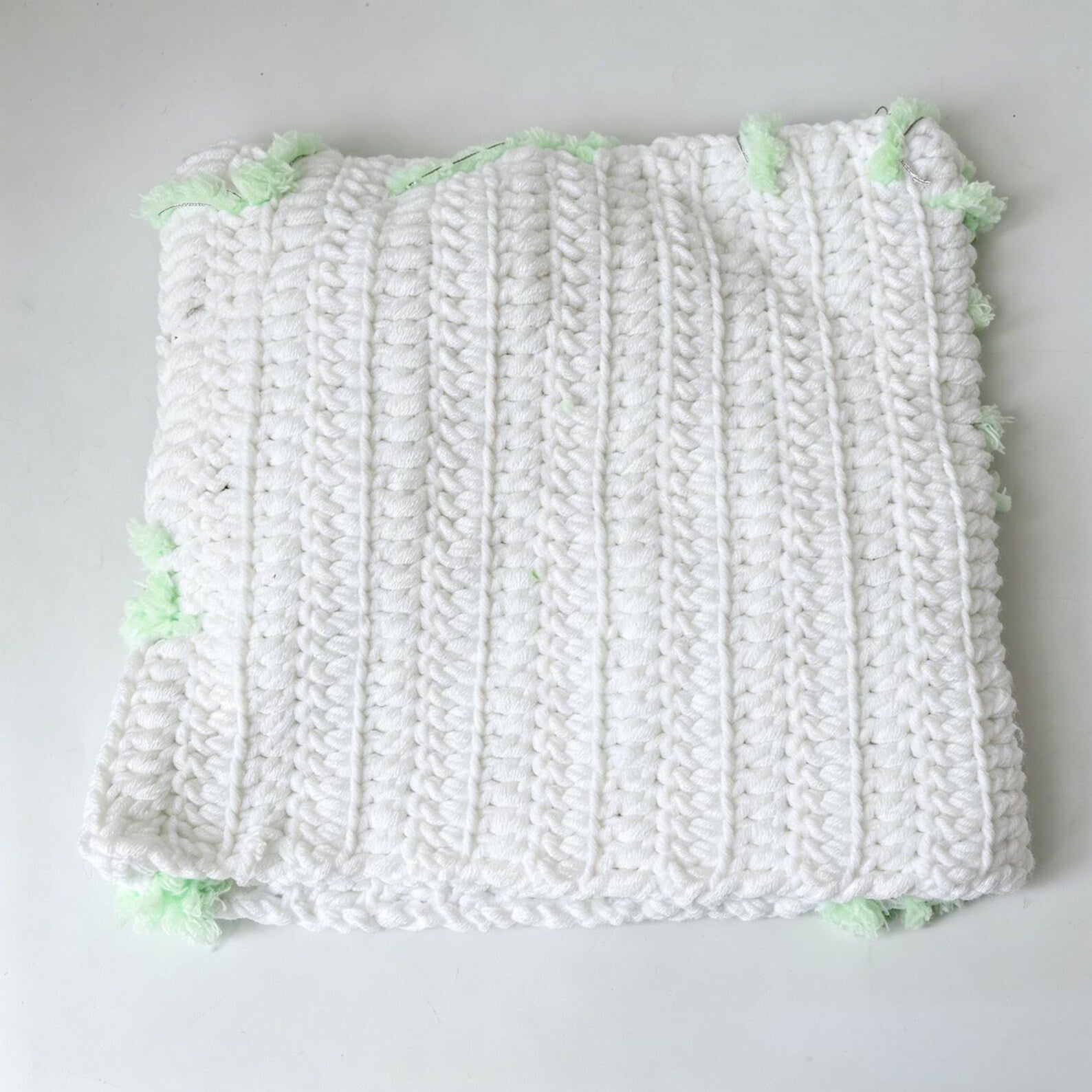 Mushroom Bucket Hat — Chunky Pastel Hand-Crochet Hat