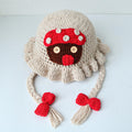 Mushroom Sprite Bucket Hat — Ruffled Hand-Crochet Forest Hat